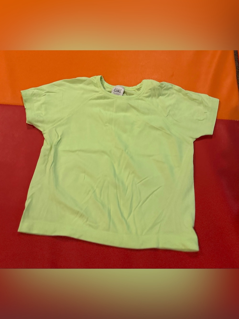 Neon Lime Short Sleeve Tee - Bright Green Kids Shirt